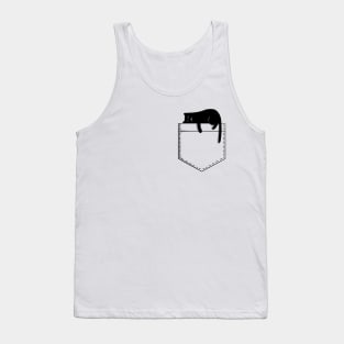 Cat sleeping pocket Tank Top